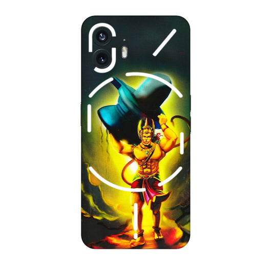 Nothing Phone Skins (All Models) - Hanuman Ji - 3D Embossed Finish (L-128) Nothing Phone 2