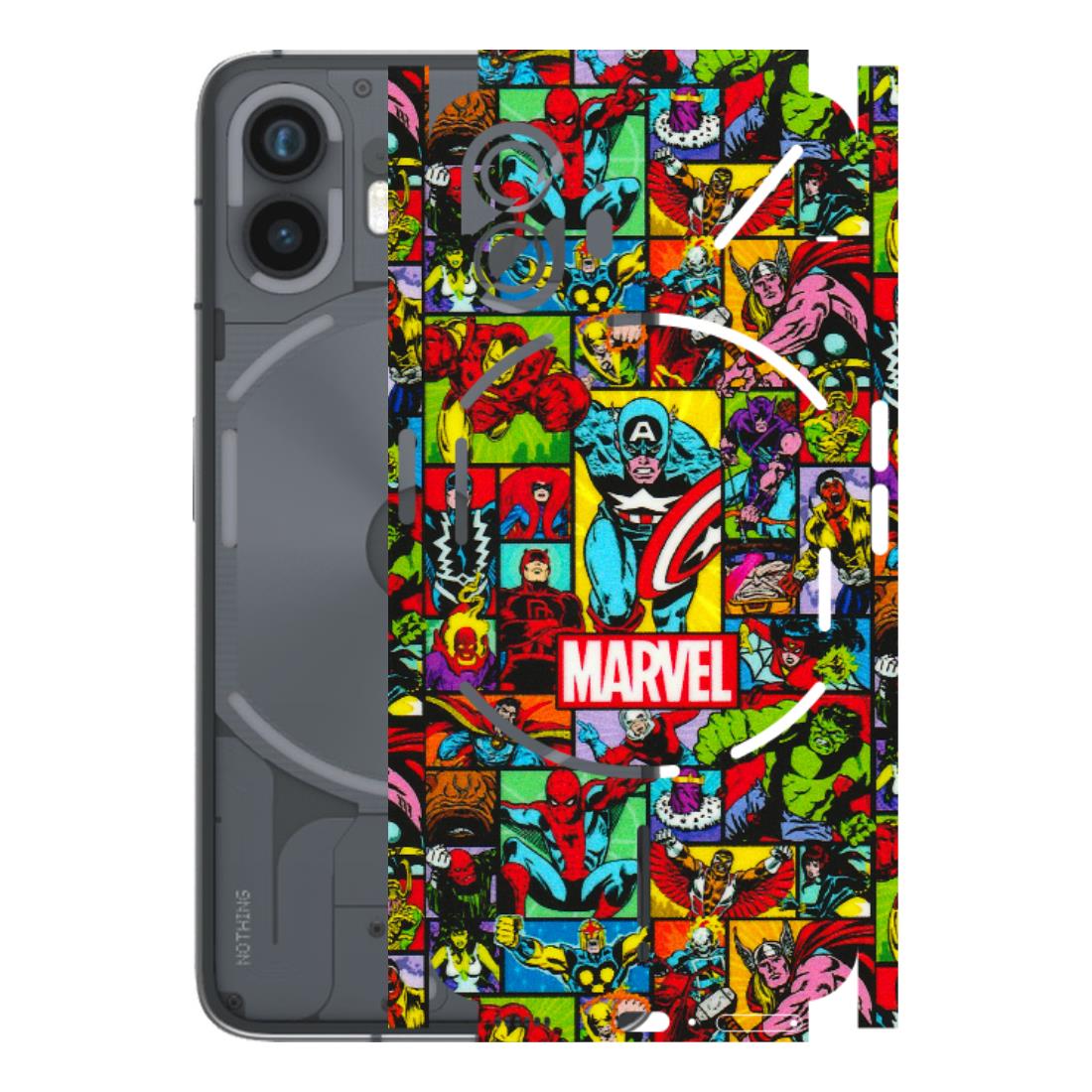 Nothing Phone Skins (All Models) - MARVELOUS Comic Characters - 3D Embossed Finish (L-129) Nothing Phone 2