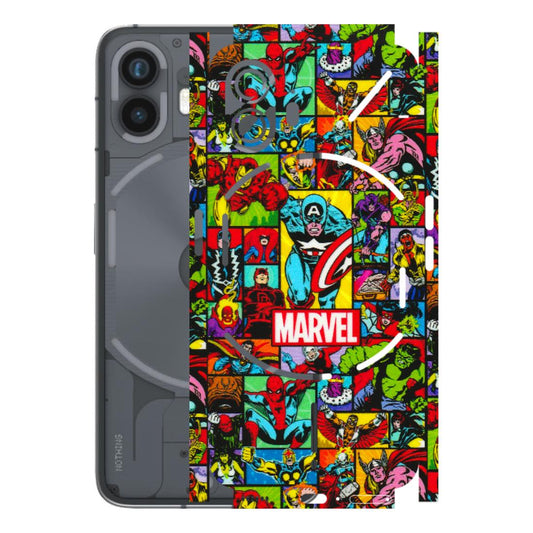 Nothing Phone Skins (All Models) - MARVELOUS Comic Characters - 3D Embossed Finish (L-129) Nothing Phone 2