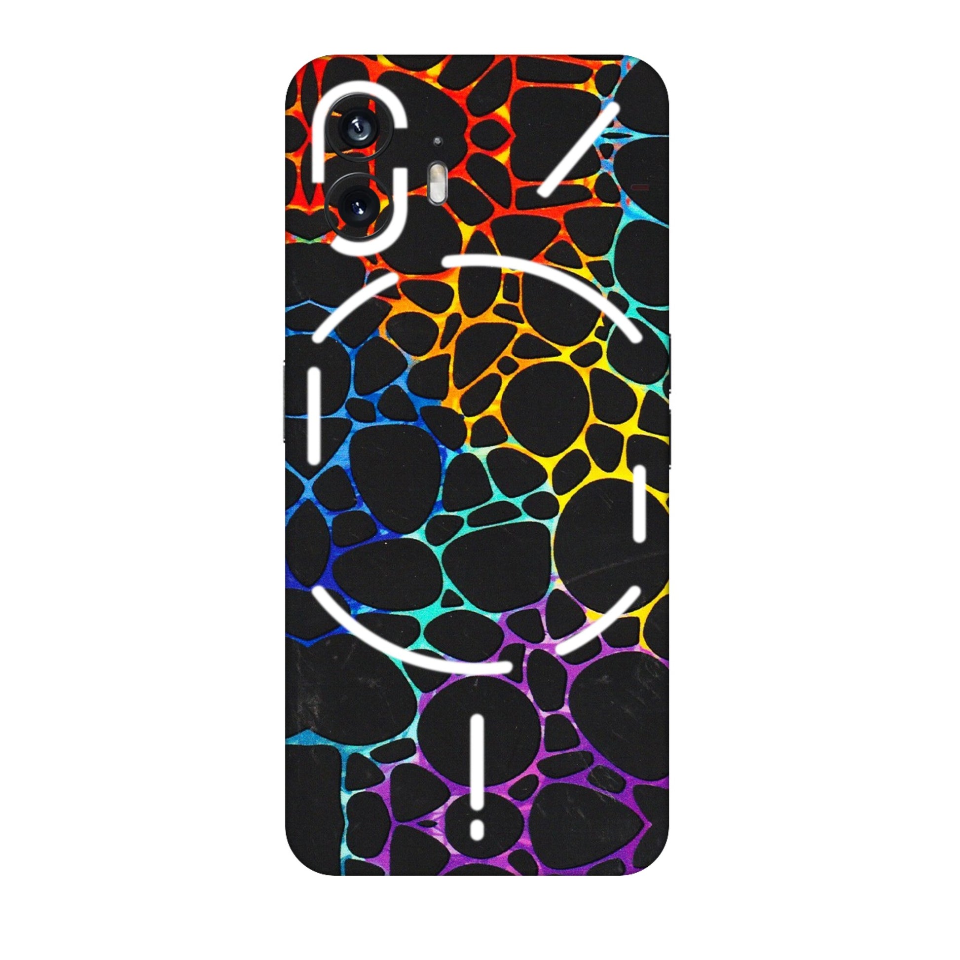 Nothing Phone Skins (All Models) - Abstract Art MultiColour - 3D Embossed Finish (L-133) Nothing Phone 2