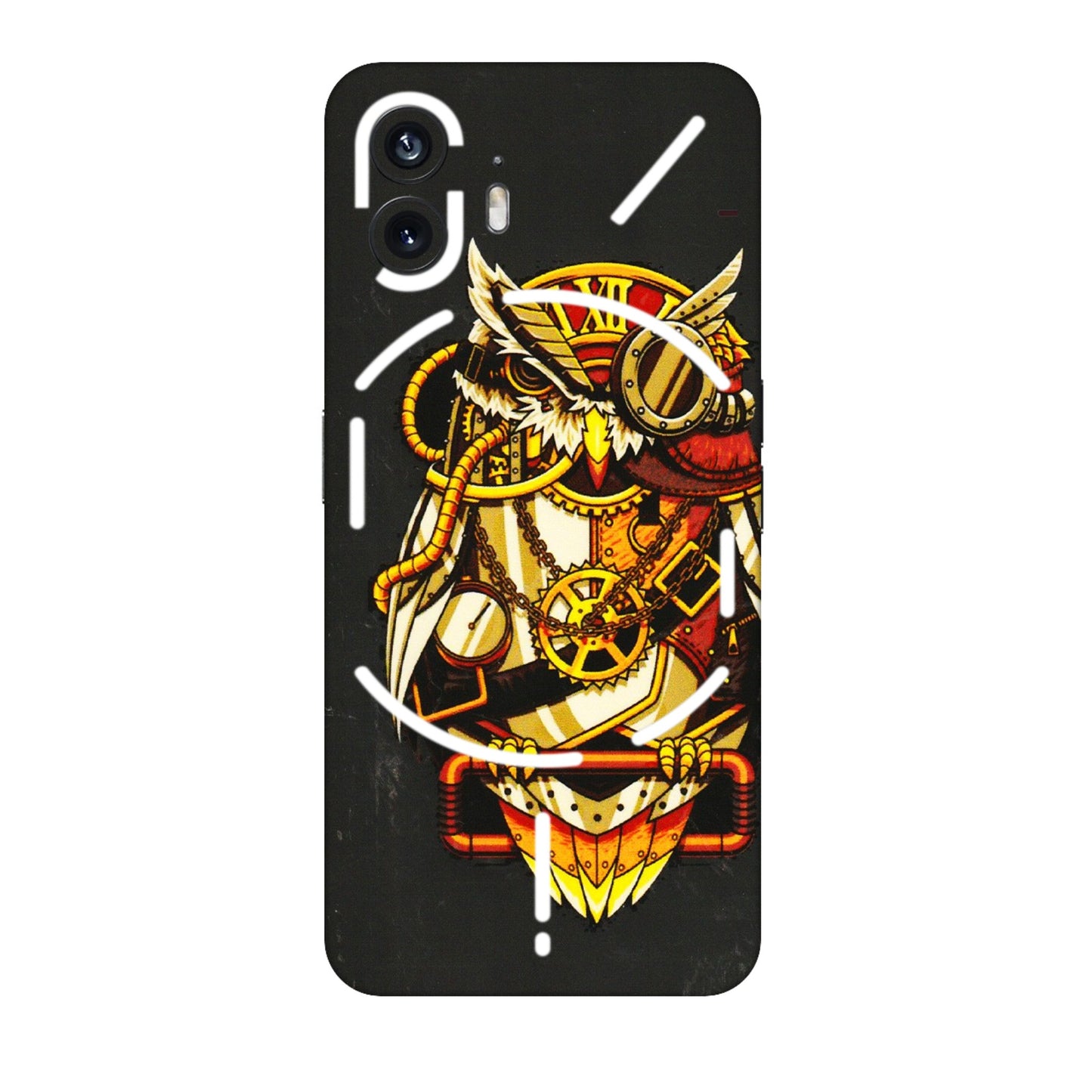 Nothing Phone Skins (All Models) - Classy Smart Owl - 3D Embossed Finish (L-144) Nothing Phone 2