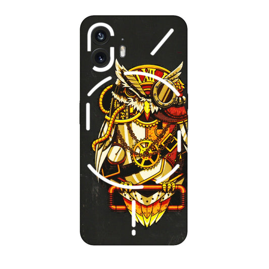 Nothing Phone Skins (All Models) - Classy Smart Owl - 3D Embossed Finish (L-144) Nothing Phone 2
