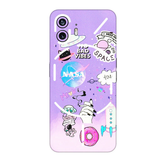 Nothing Phone Skins (All Models) - I Need My Nasa  Skin - 3D Embossed Finish (L-149) Nothing Phone 2