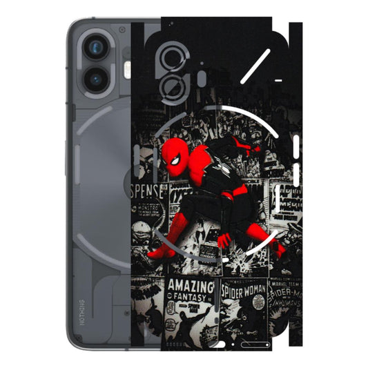 Nothing Phone Skins (All Models) - SpiderMan New - 3D Embossed Finish (L-162) Nothing Phone 2