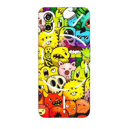 Nothing Phone Skins (All Models) - Angry Funkies - 3D Embossed Finish (L-169) Nothing Phone 2