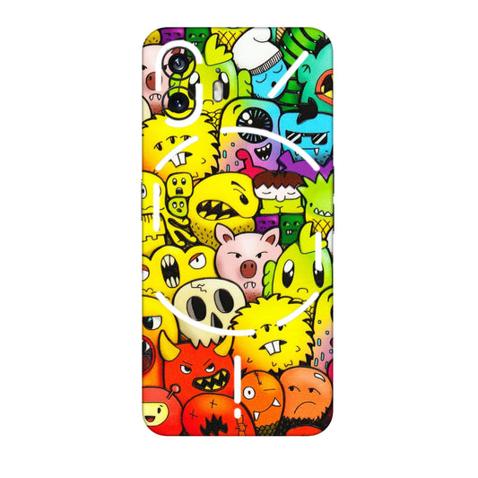 Nothing Phone Skins (All Models) - Angry Funkies - 3D Embossed Finish (L-169) Nothing Phone 2