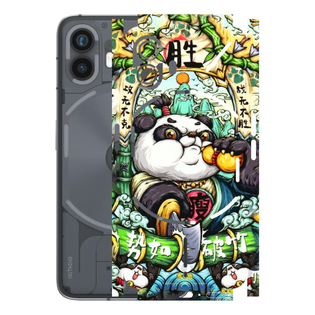 Nothing Phone Skins (All Models) - Royal Rich Panda - 3D Embossed Finish (L-170) Nothing Phone 2