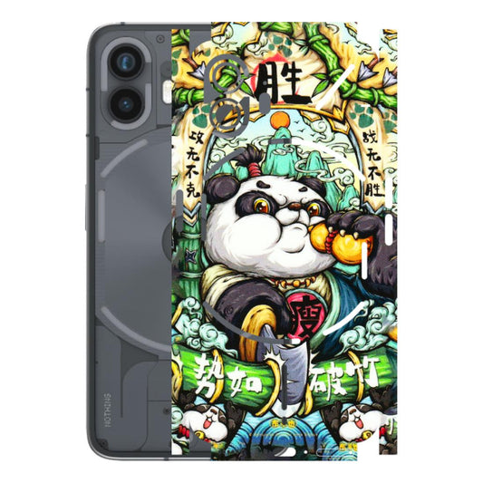 Nothing Phone Skins (All Models) - Royal Rich Panda - 3D Embossed Finish (L-170) Nothing Phone 2