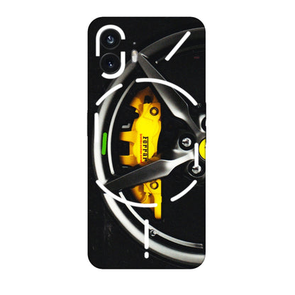Nothing Phone Skins (All Models) - Ferrari Wheel Alloy - 3D Embossed Finish (L-173) Nothing Phone 2