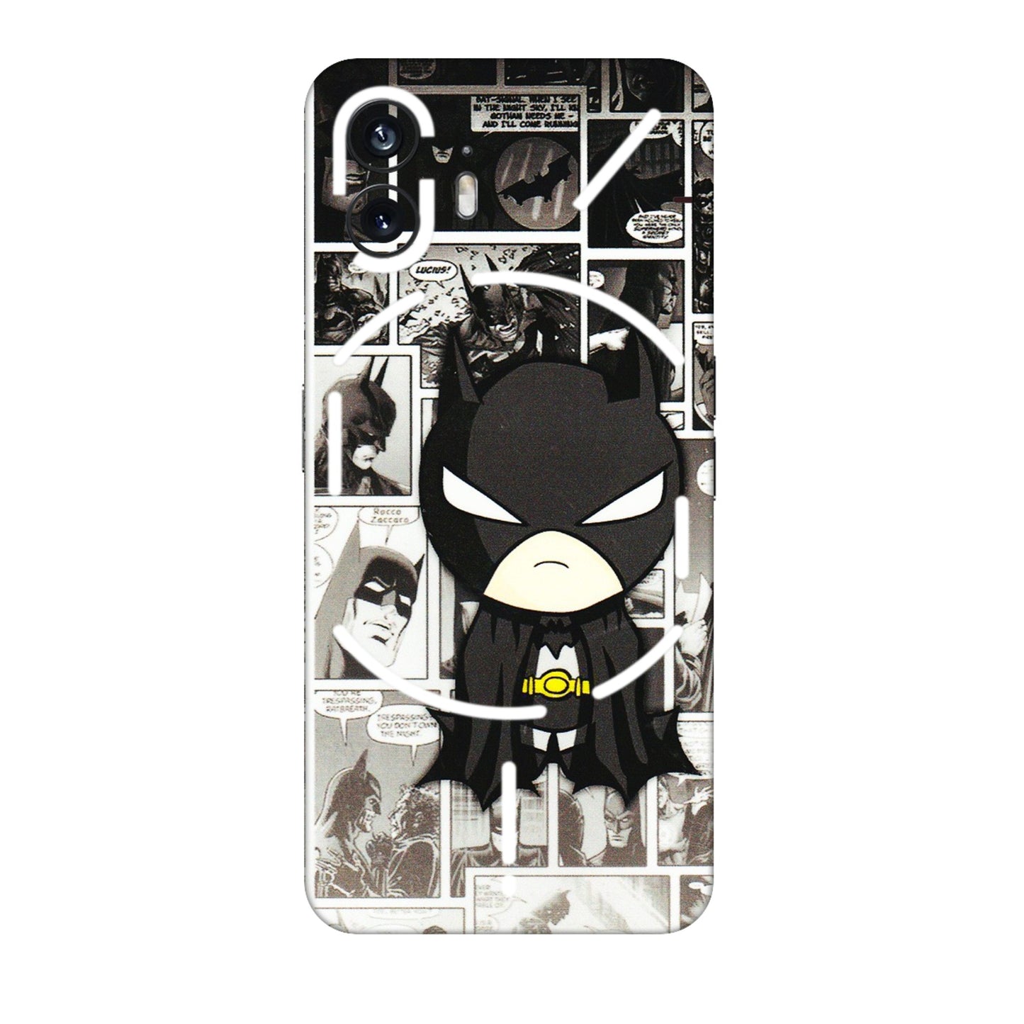 Nothing Phone Skins (All Models) - Toon Batman - 3D Embossed Finish (L-182) Nothing Phone 2