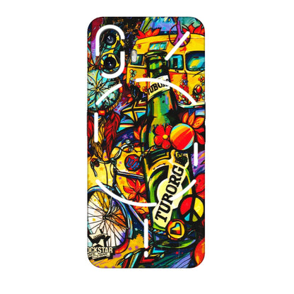 Nothing Phone Skins (All Models) - Cool Beer Bottle - 3D Embossed Finish (L-193) Nothing Phone 2