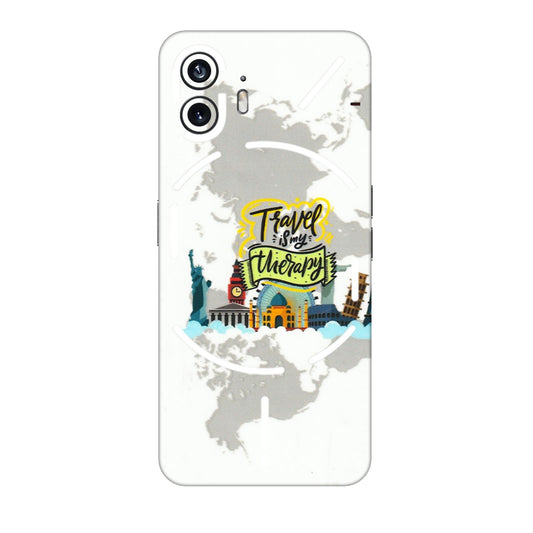 Nothing Phone Skins (All Models) - Travel Therapy - 3D Embossed Finish (L-199) Nothing Phone 2