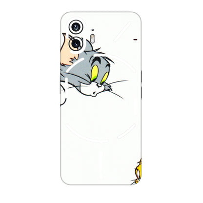 Nothing Phone Skins (All Models) - Cute Tom And Jerry - 3D Embossed Finish (L-220) Nothing Phone 2