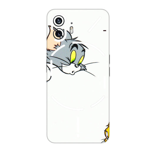 Nothing Phone Skins (All Models) - Cute Tom And Jerry - 3D Embossed Finish (L-220) Nothing Phone 2