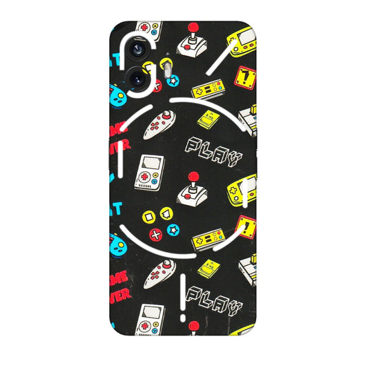 Nothing Phone Skins (All Models) - Gaming Doodles - 3D Embossed Finish (L-224) Nothing Phone 2