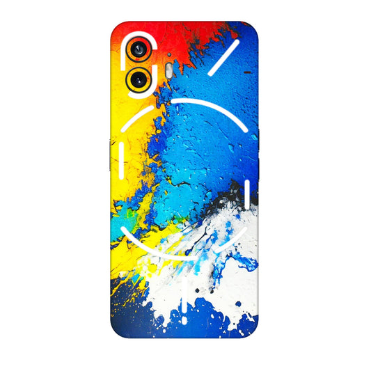Nothing Phone Skins (All Models) - Acrylic Paint Spill - 3D Embossed Finish (L-229) Nothing Phone 2