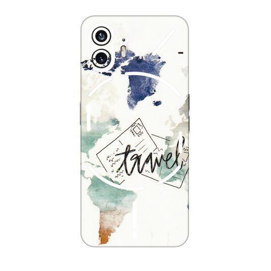 Nothing Phone Skins (All Models) - Travel The World - 3D Embossed Finish (L-232) Nothing Phone 2