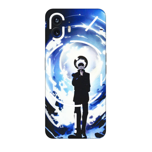 Nothing Phone Skins (All Models) - Satoru Gojo Dark Blue - 3D Embossed Finish (L-235) Nothing Phone 2