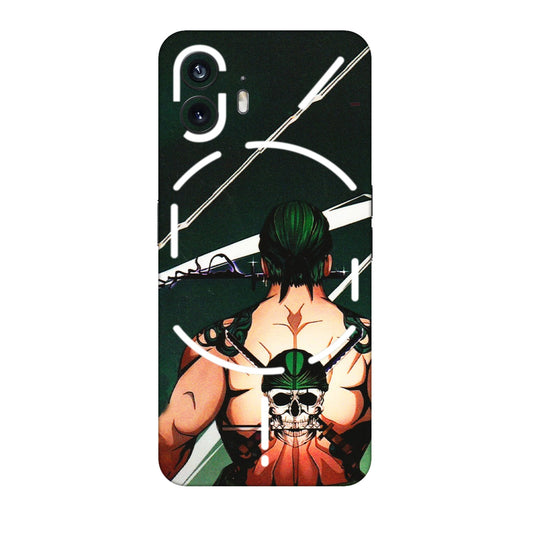 Nothing Phone Skins (All Models) - Zoro Anime - 3D Embossed Finish (L-23) Nothing Phone 2