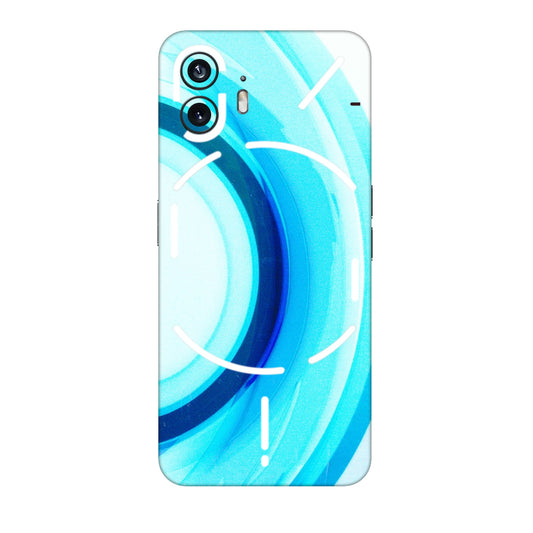 Nothing Phone Skins (All Models) - The Blue Curve - 3D Embossed Finish (L-244) Nothing Phone 2