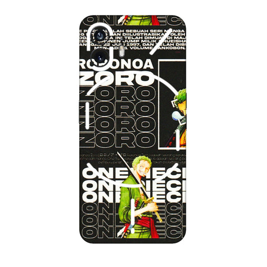 Nothing Phone Skins (All Models) - One Piece Zoro - 3D Embossed Finish (L-250) Nothing Phone 2