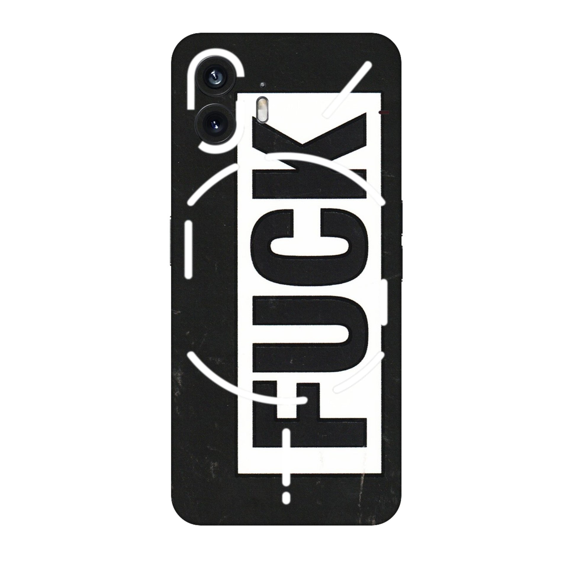 Nothing Phone Skins (All Models) - The F Word - 3D Embossed Finish (L-255) Nothing Phone 2