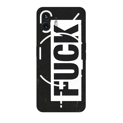 Nothing Phone Skins (All Models) - The F Word - 3D Embossed Finish (L-255) Nothing Phone 2