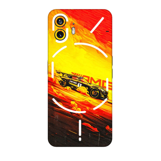 Nothing Phone Skins (All Models) - AMG Car Speed Cover - 3D Embossed Finish (L-256) Nothing Phone 2