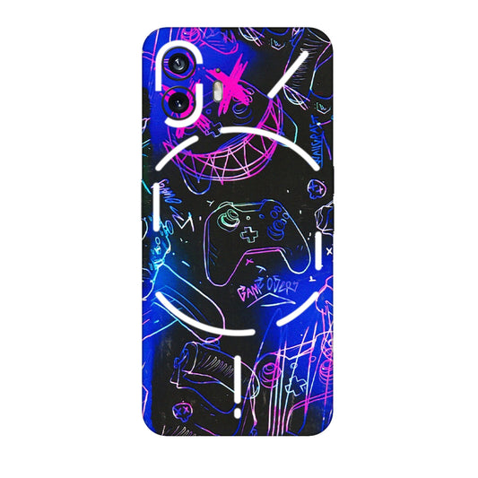 Nothing Phone Skins (All Models) - Gamers Paradise - 3D Embossed Finish (L-258) Nothing Phone 2