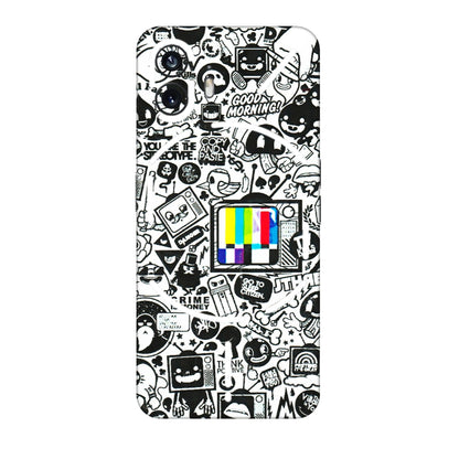 Nothing Phone Skins (All Models) - Doodles Positive Art  Latest - 3D Embossed Finish (L-263) Nothing Phone 2