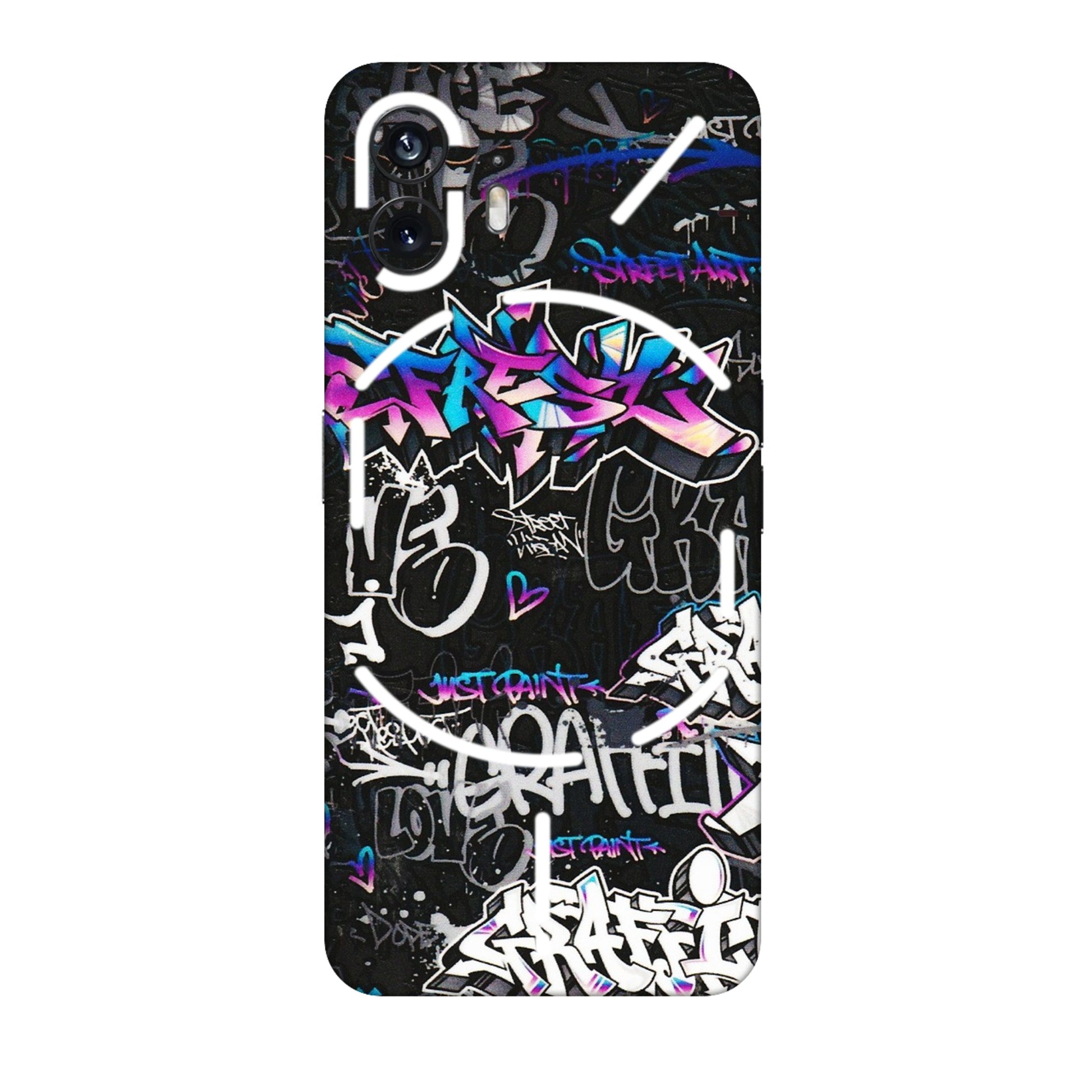 Nothing Phone Skins (All Models) - Graffiti Killer  Latest - 3D Embossed Finish (L-274) Nothing Phone 2