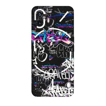 Nothing Phone Skins (All Models) - Graffiti Killer  Latest - 3D Embossed Finish (L-274) Nothing Phone 2