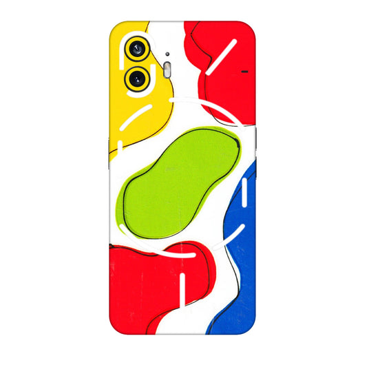 Nothing Phone Skins (All Models) - RGB Colour Paint  Latest - 3D Embossed Finish (L-284) Nothing Phone 2