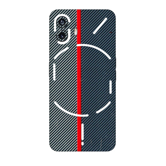 Nothing Phone Skins (All Models) - Blue Sober Lines - 3D Embossed Finish (L-305) Nothing Phone 2