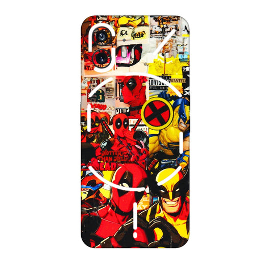 Nothing Phone Skins (All Models) - Spidy Wolverine - 3D Embossed Finish (L-310) Nothing Phone 2