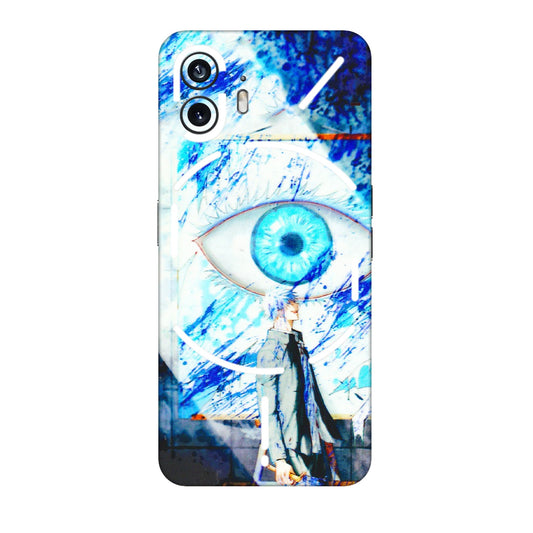 Nothing Phone Skins (All Models) - Anime Sea Blue Eye - 3D Embossed Finish (L-318) Nothing Phone 2