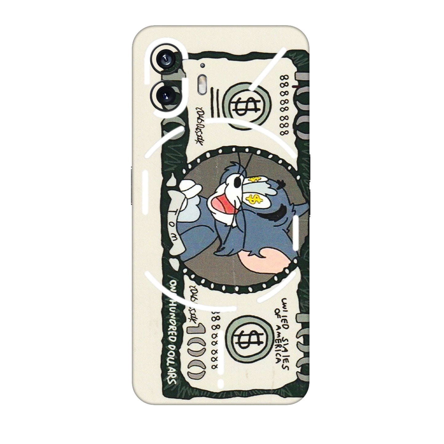 Nothing Phone Skins (All Models) - Tom Hundred Dollar - 3D Embossed Finish (L-324) Nothing Phone 2