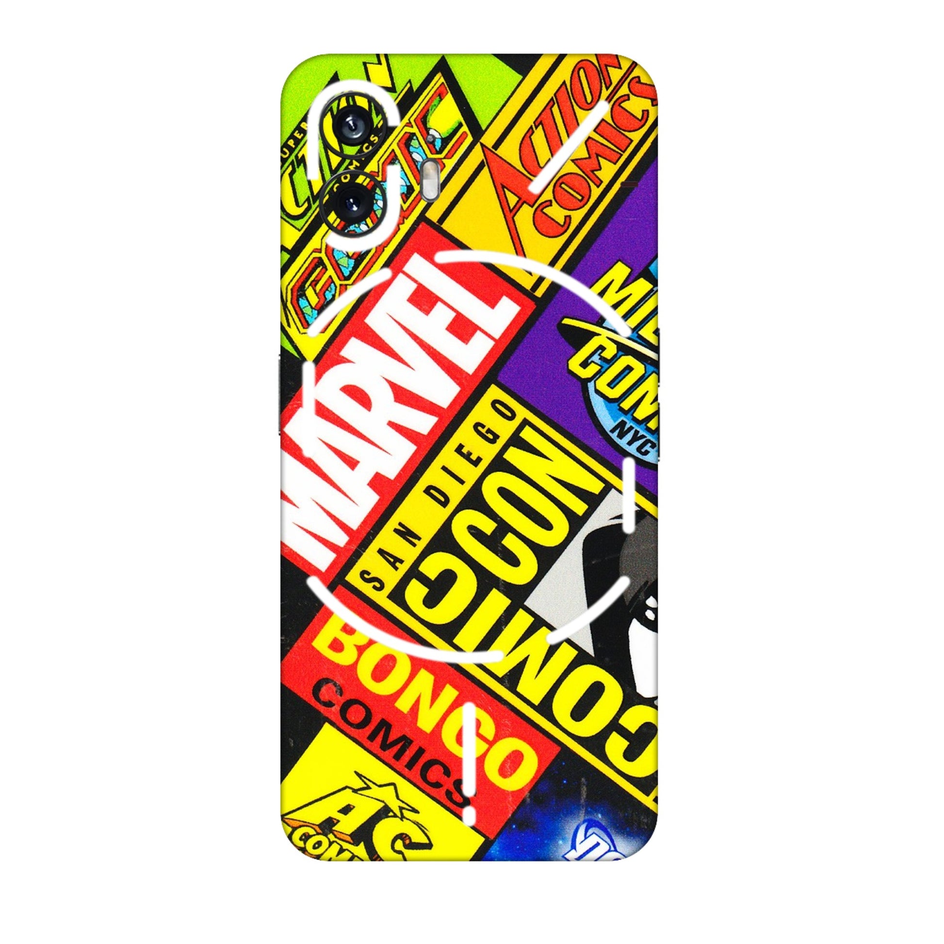 Nothing Phone Skins (All Models) - Bongo Comic Con - 3D Embossed Finish (L-325) Nothing Phone 2