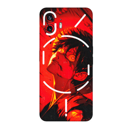Nothing Phone Skins (All Models) - D.Luffy Power Up One Piece Anime - 3D Embossed Finish (L-326) Nothing Phone 2