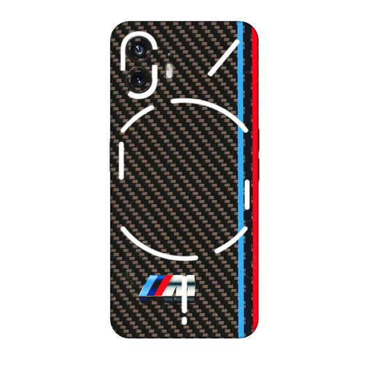 Nothing Phone Skins (All Models) - BM Carbon Fiber Feels - 3D Embossed Finish (L-38) Nothing Phone 2