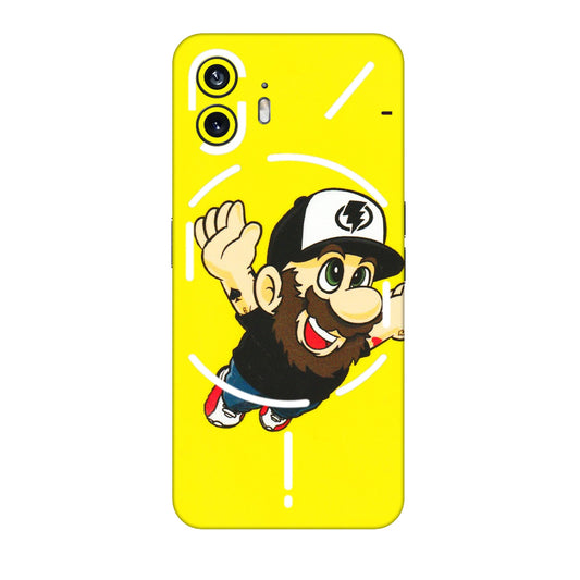 Nothing Phone Skins (All Models) - Flying Beardo - 3D Embossed Finish (L-60) Nothing Phone 2