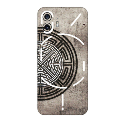 Nothing Phone Skins (All Models) - Mysterious Circular Design - 3D Embossed Finish (L-63) Nothing Phone 2