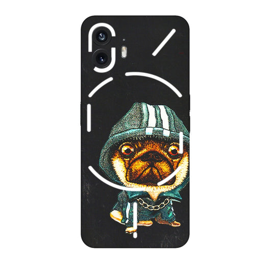 Nothing Phone Skins (All Models) - Puppy N Hoodie - 3D Embossed Finish (L-90) Nothing Phone 2