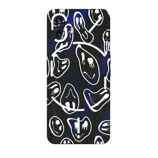 Nothing Phone Skins (All Models) - Distorted Smileys - 3D Embossed Finish (L-92) Nothing Phone 2
