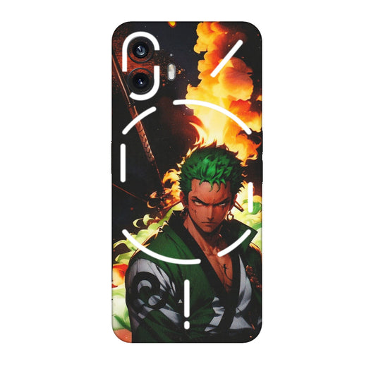 Nothing Phone Skins (All Models) - Roronoa Zoro - Matte Finish (M-102) Nothing Phone 2