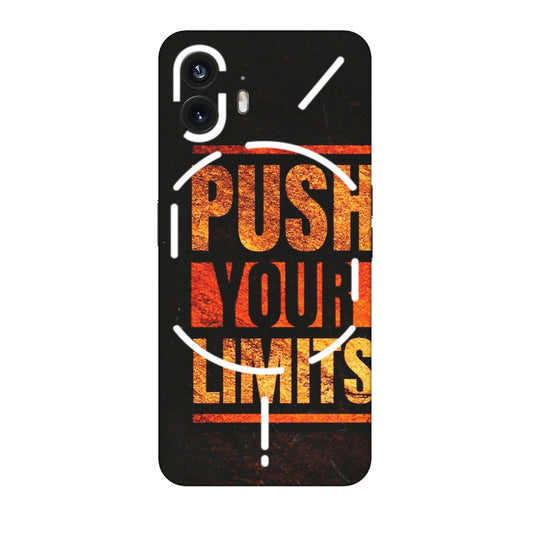 Nothing Phone Skins (All Models) - Push Your Limits  Latest - Matte Finish (M-118) Nothing Phone 2
