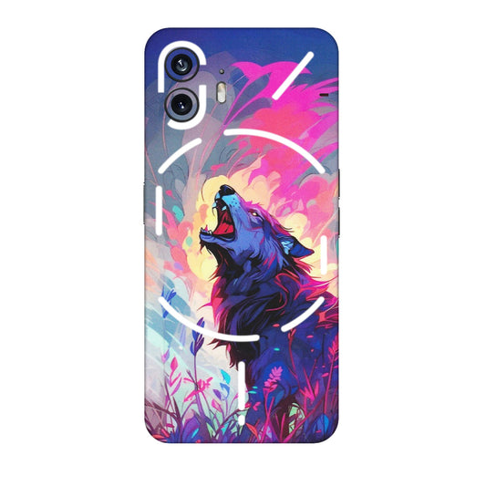 Nothing Phone Skins (All Models) - New Wild Wolf Abstract - Matte Finish (M-125) Nothing Phone 2