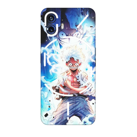 Nothing Phone Skins (All Models) - Blue Thunder Luffy Anime - Matte Finish (M-132) Nothing Phone 2
