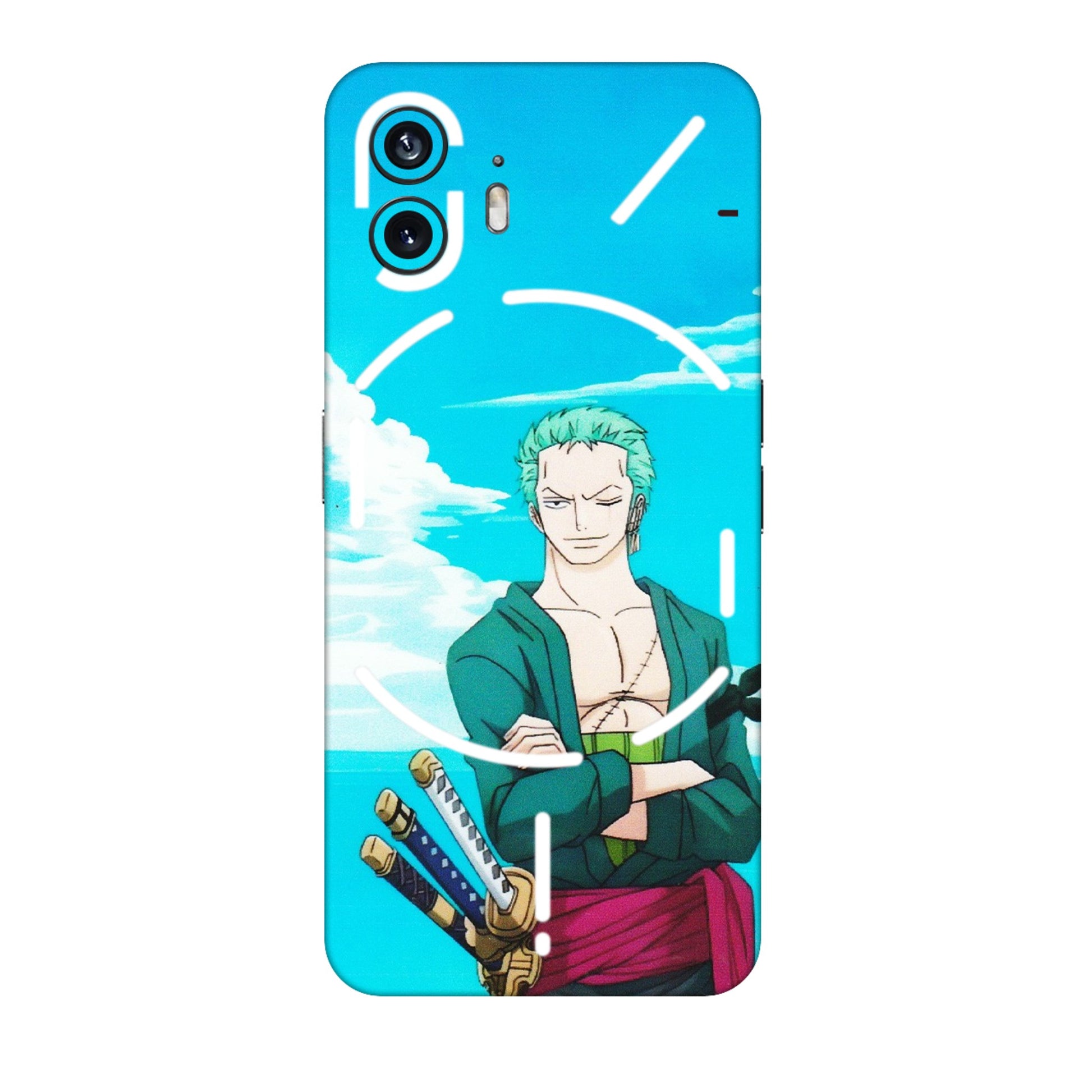 Nothing Phone Skins (All Models) - Cool Swordman Zoro Anime - Matte Finish (M-143) Nothing Phone 2