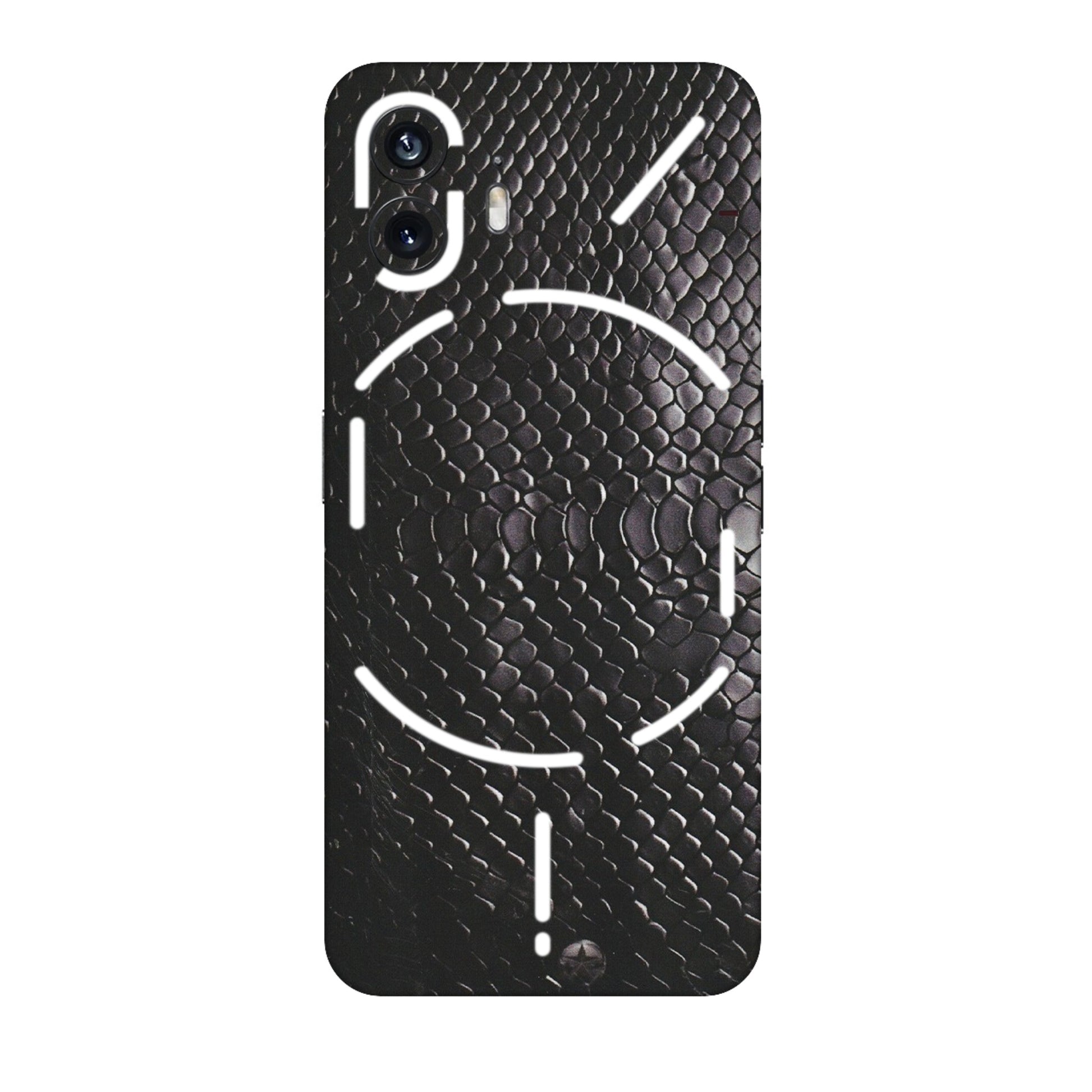 Nothing Phone Skins (All Models) - Black Snack Leather - Matte Finish (M-147) Nothing Phone 2